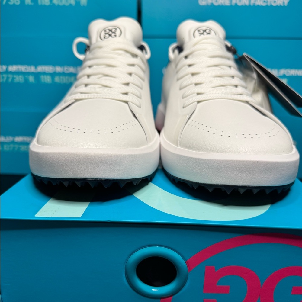 G/FORE MEN'S G.112 GOLF SHOE in Snow/Twilight - Picture 9 of 16